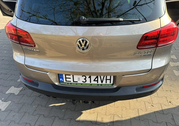 Volkswagen Tiguan cena 67900 przebieg: 147000, rok produkcji 2015 z Łódź małe 92